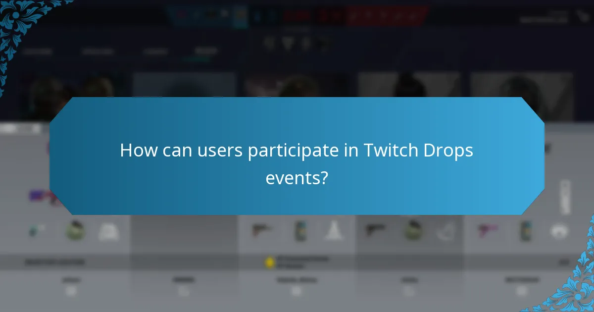 What promotional events utilize Twitch Drops?