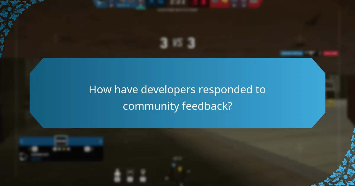 How have developers responded to community feedback?